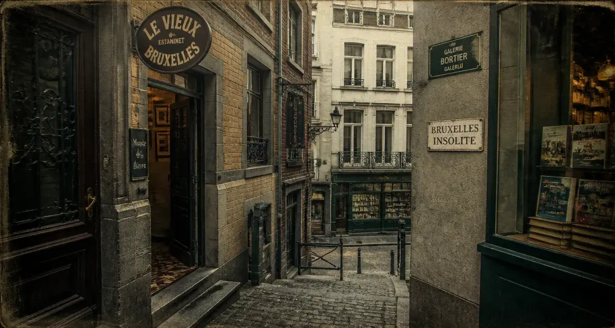 Bruxelles insolite : passage pavé des Marolles