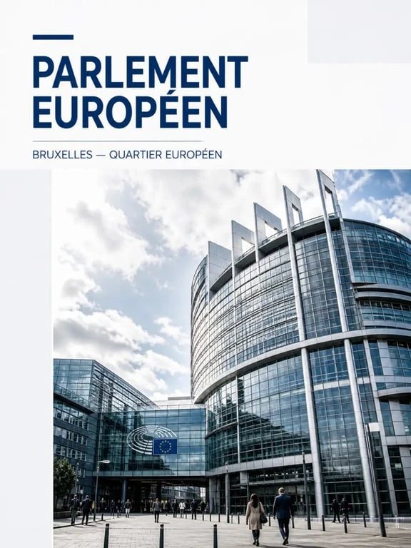 Visiter le parlement européen bruxelles, vue extérieure du bâtiment dans le quartier européen
