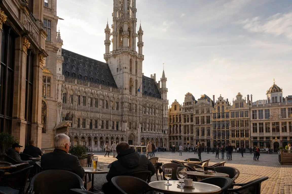 Brasserie grand place bruxelles avec terrasse sur la Grand-Place de Bruxelles
