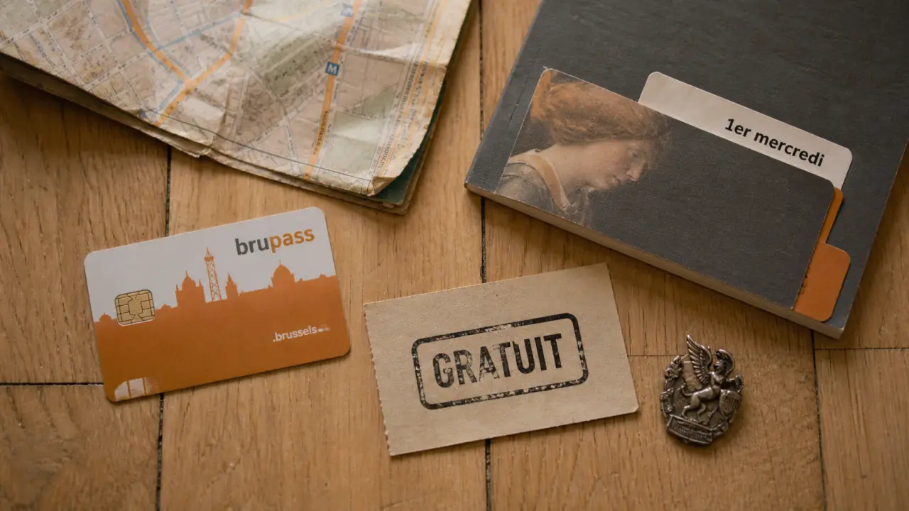 Musées gratuits bruxelles : carte de transport et accès 1er mercredi