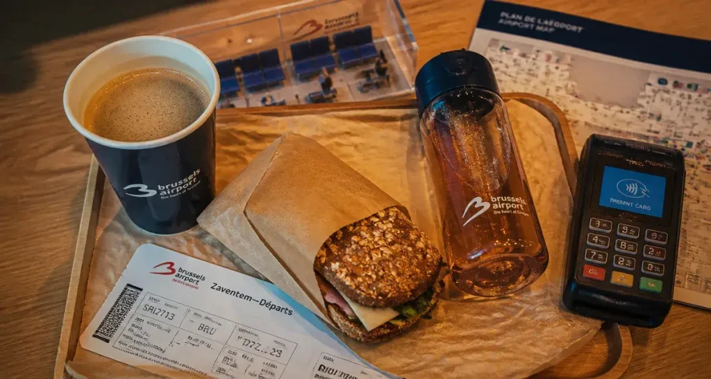 Restaurants aeroport bruxelles près de Brussels Airport, escale à Zaventem