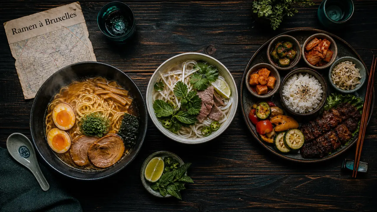 Restaurants asiatiques bruxelles : bols de ramen et cantines