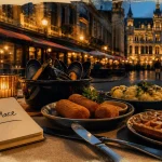 Restaurants Bruxelles : table belge près de la Grand-Place, cuisine bruxelloise