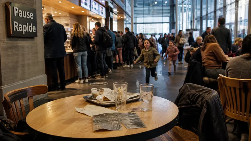 Restaurants docks bruxelles, pause rapide en intérieur