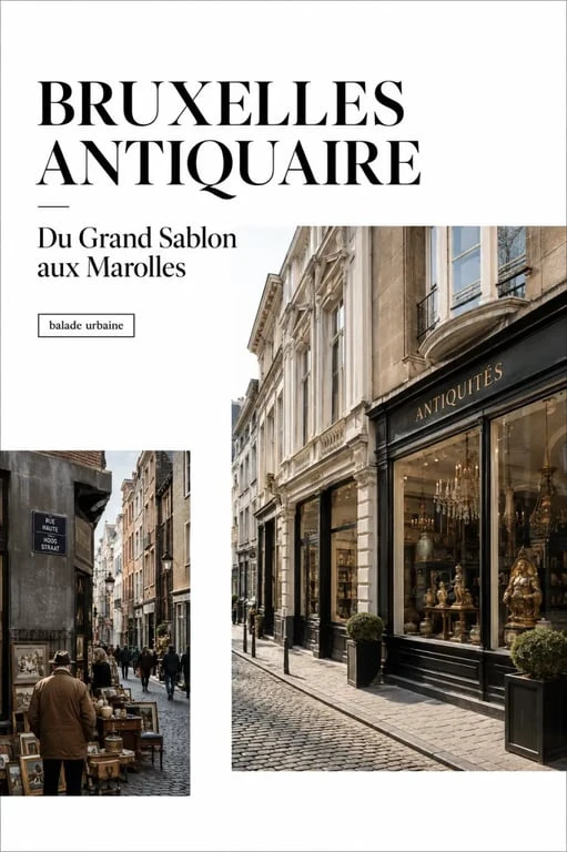Quartier des antiquaires à Bruxelles entre le Grand Sablon et les Marolles