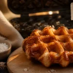 Gaufre liégeoise au sucre perlé tiède