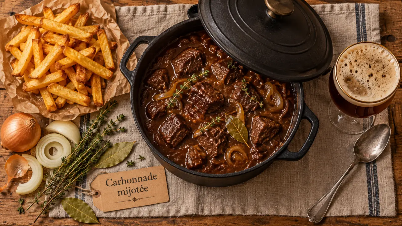 Plats belges : carbonnade à la bière et gratin