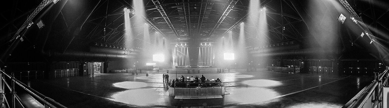 La salle du Palais 12, aujourd’hui ING Arena, photographiée en octobre 2013.