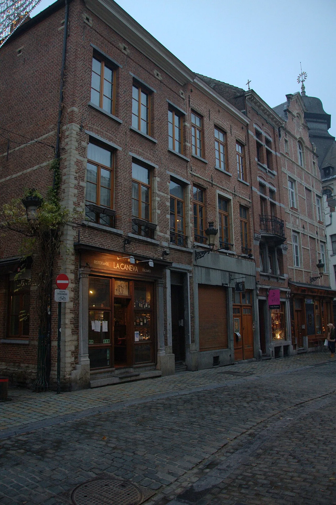 Les façades des numéros 5 à 9 rue des Grands Carmes, photographiées en janvier 2017.