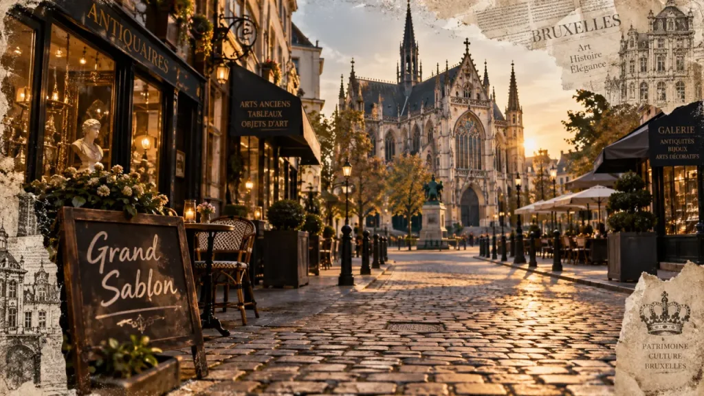 Le quartier du Sablon à Bruxelles se parcourt en 2 h 30, du Petit Sablon aux Marolles